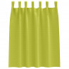Firany blackout z kółkami 2 pcs Zielony 140 x 140 cm Poliester