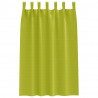 Firany blackout z kółkami 2 pcs Zielony 175 x 140 cm Poliester