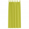 Firany blackout z kółkami 2 pcs Zielony 245 x 140 cm Poliester
