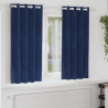 Zasłony zaciemniające 2 pcs Ciemnoniebieski 140 x 175 cm