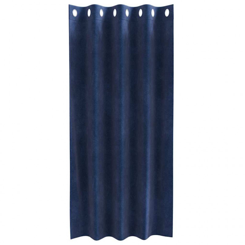 Zasłony zaciemniające 2 pcs Ciemnoniebieski 140 x 175 cm