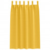 Firany blackout z kółkami 2 pcs Musztardowy Żółty 175 x 140 cm