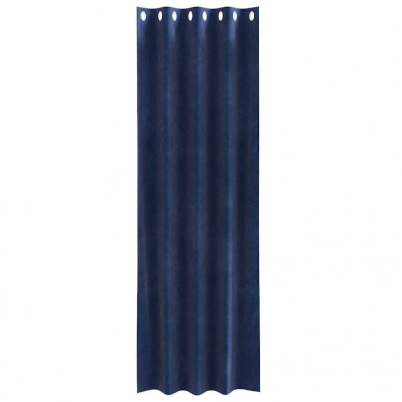 Zasłony zaciemniające 2 pcs Ciemnoniebieski 140 x 245 cm