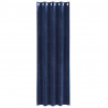 Zasłony zaciemniające 2 pcs Ciemnoniebieski 140 x 245 cm