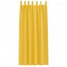 Firany blackout z kółkami 2 pcs Musztardowy Żółty 245 x 140 cm