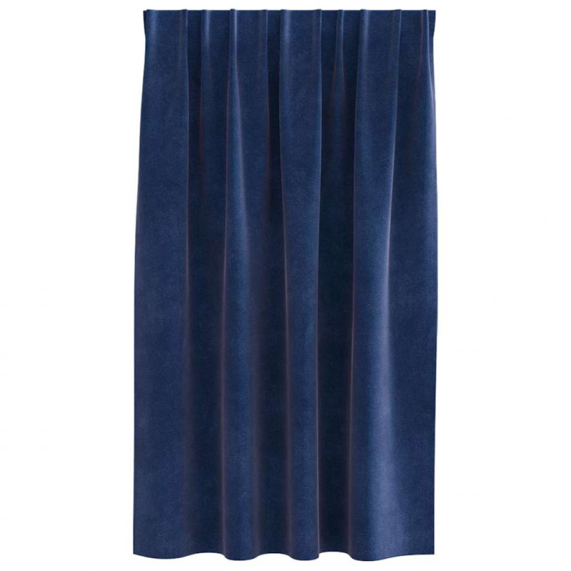 Zasłony zaciemniające 2 pcs Ciemnoniebieski 140 x 140 cm