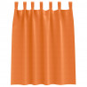 Firany blackout z kółkami 2 pcs Jasnopomarańczowy 140 x 140 cm
