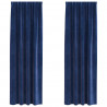 Zasłony zaciemniające 2 pcs Ciemnoniebieski 140 x 225 cm