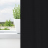 Firany blackout z kółkami 2 pcs Czarny 225 x 140 cm Poliester