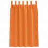 Firany blackout z kółkami 2 pcs Jasnopomarańczowy 175 x 140 cm