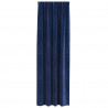 Zasłony zaciemniające 2 pcs Ciemnoniebieski 140 x 225 cm