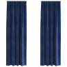 Zasłony zaciemniające 2 pcs Ciemnoniebieski 140 x 245 cm