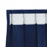 Zasłony zaciemniające 2 pcs Ciemnoniebieski 140 x 245 cm
