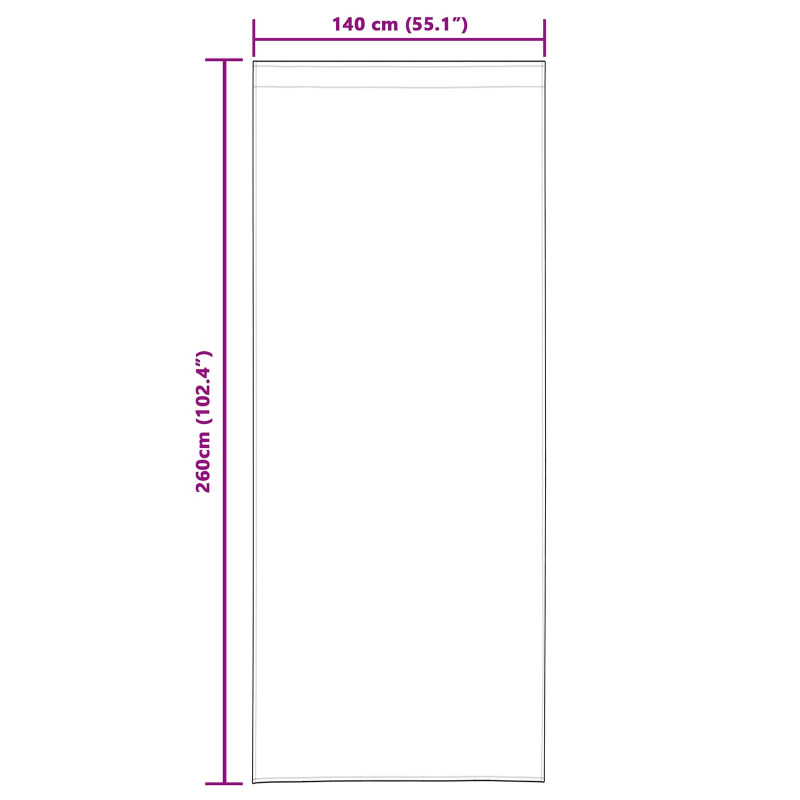 Zasłony zaciemniające 2 pcs Ciemnoniebieski 140 x 260 cm