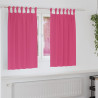 Firany blackout z kółkami 2 pcs Jasnoróżowy 140 x 140 cm
