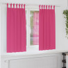 Firany blackout z kółkami 2 pcs Jasnoróżowy 175 x 140 cm