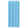 Firany blackout z kółkami 2 pcs Jasnoniebieski 245 x 140 cm