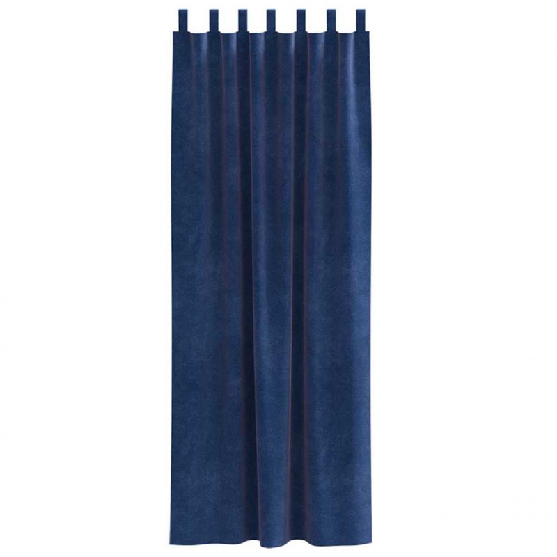 Zasłony zaciemniające 2 pcs Ciemnoniebieski 140 x 245 cm