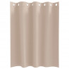 Firany blackout z kółkami 2 pcs Ciemnoszary 140 x 140 cm