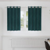 Zasłony zaciemniające 2 pcs Ciemna zieleń 140 x 140 cm Aksamit