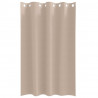 Firany blackout z kółkami 2 pcs Ciemnoszary 175 x 140 cm