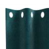 Zasłony zaciemniające 2 pcs Ciemna zieleń 140 x 140 cm Aksamit