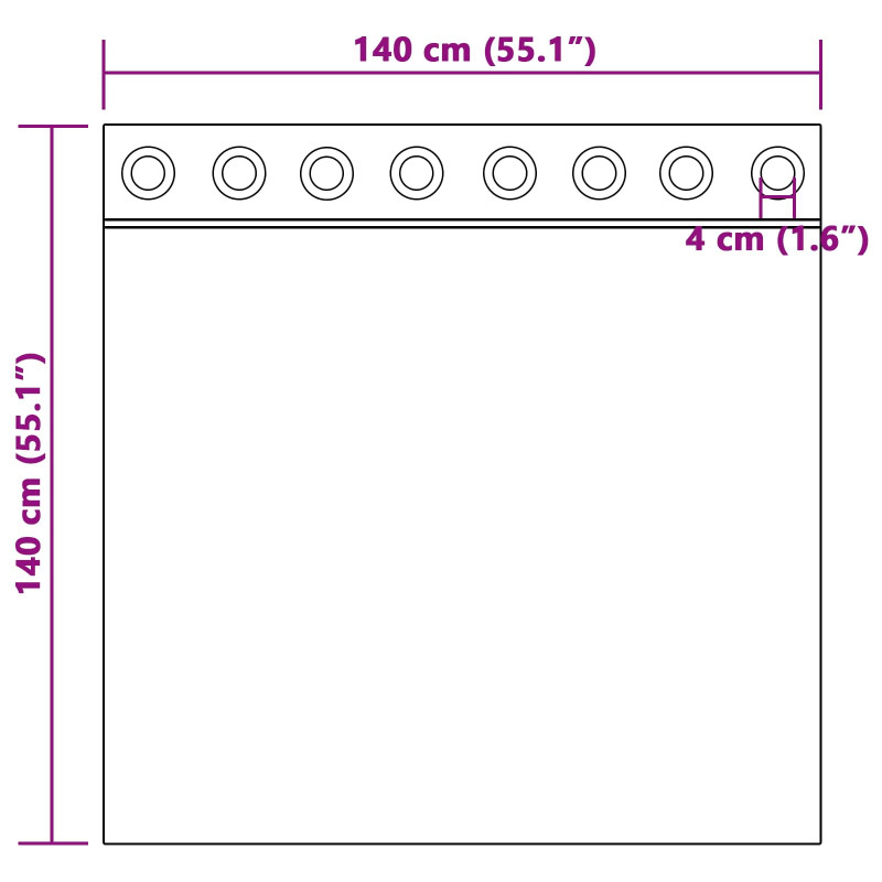 Zasłony zaciemniające 2 pcs Ciemna zieleń 140 x 140 cm Aksamit