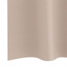 Firany blackout z kółkami 2 pcs Ciemnoszary 225 x 140 cm