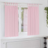 Firany blackout z kółkami 2 pcs Dziecięcy róż 175 x 140 cm