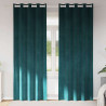 Zasłony zaciemniające 2 pcs Ciemna zieleń 140 x 225 cm Aksamit