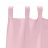 Firany blackout z kółkami 2 pcs Dziecięcy róż 175 x 140 cm
