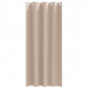 Firany blackout z kółkami 2 pcs Ciemnoszary 260 x 140 cm