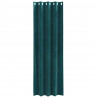 Zasłony zaciemniające 2 pcs Ciemna zieleń 140 x 225 cm Aksamit