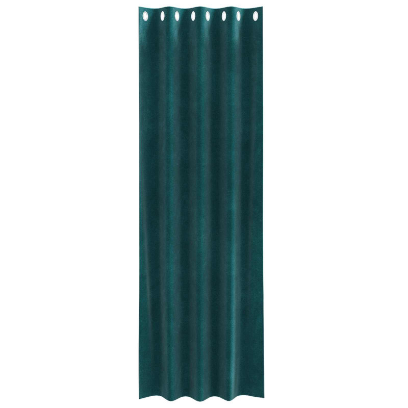 Zasłony zaciemniające 2 pcs Ciemna zieleń 140 x 245 cm Aksamit
