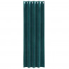 Zasłony zaciemniające 2 pcs Ciemna zieleń 140 x 245 cm Aksamit