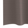 Firany blackout z kółkami 2 pcs Ciemny brąz 260 x 140 cm
