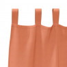 Firany blackout z kółkami 2 pcs terakota 175 x 140 cm Poliester