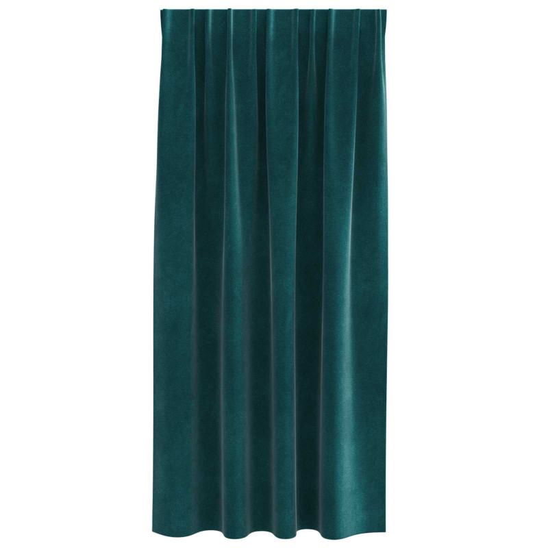 Zasłony zaciemniające 2 pcs Ciemna zieleń 140 x 175 cm Aksamit