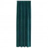 Zasłony zaciemniające 2 pcs Ciemna zieleń 140 x 225 cm Aksamit