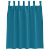 Firany blackout z kółkami 2 pcs Turkusowy 140 x 140 cm