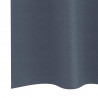 Firany blackout z kółkami 2 pcs Antracyt 260 x 140 cm Poliester