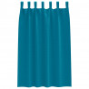 Firany blackout z kółkami 2 pcs Turkusowy 175 x 140 cm