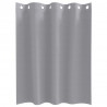 Firany blackout z kółkami 2 pcs Jasnoszary 140 x 140 cm