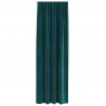 Zasłony zaciemniające 2 pcs Ciemna zieleń 140 x 260 cm Aksamit