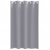 Firany blackout z kółkami 2 pcs Jasnoszary 175 x 140 cm
