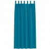 Firany blackout z kółkami 2 pcs Turkusowy 245 x 140 cm