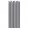 Firany blackout z kółkami 2 pcs Jasnoszary 225 x 140 cm