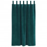 Zasłony zaciemniające 2 pcs Ciemna zieleń 140 x 175 cm Aksamit