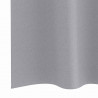 Firany blackout z kółkami 2 pcs Jasnoszary 245 x 140 cm