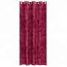 Zasłony z weluru 2 pcs czerwone wino 225 x 140 cm Aksamit